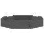 vidaXL Sandkasten mit Sitzen Grau Achteck Massivholz Kiefer vidaXL Sandkasten mit Sitzen Grau Achteck Massivholz Kiefer