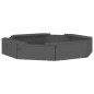 vidaXL Sandkasten mit Sitzen Grau Achteck Massivholz Kiefer vidaXL Sandkasten mit Sitzen Grau Achteck Massivholz Kiefer