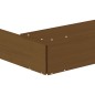 vidaXL Sandkasten mit Sitzen Honigbraun Achteck Massivholz Kiefer vidaXL Sandkasten mit Sitzen Honigbraun Achteck Massivholz Kiefer