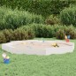vidaXL Sandkasten mit Sitzen Weiß Achteck Massivholz Kiefer vidaXL Sandkasten mit Sitzen Weiß Achteck Massivholz Kiefer