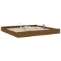 vidaXL Sandkasten mit Sitzen Honigbraun Quadratisch Massivholz Kiefer vidaXL Sandkasten mit Sitzen Honigbraun Quadratisch Massivholz Kiefer