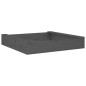 vidaXL Sandkasten mit Sitzen Grau Quadratisch Massivholz Kiefer vidaXL Sandkasten mit Sitzen Grau Quadratisch Massivholz Kiefer