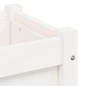 vidaXL Pflanzkübel 2 Stk. Weiß Massivholz Kiefer vidaXL Pflanzkübel 2 Stk. Weiß Massivholz Kiefer