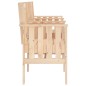 vidaXL Gartenbank mit Tisch 2-Sitzer Massivholz Kiefer vidaXL Gartenbank mit Tisch 2-Sitzer Massivholz Kiefer