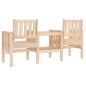 vidaXL Gartenbank mit Tisch 2-Sitzer Massivholz Kiefer vidaXL Gartenbank mit Tisch 2-Sitzer Massivholz Kiefer