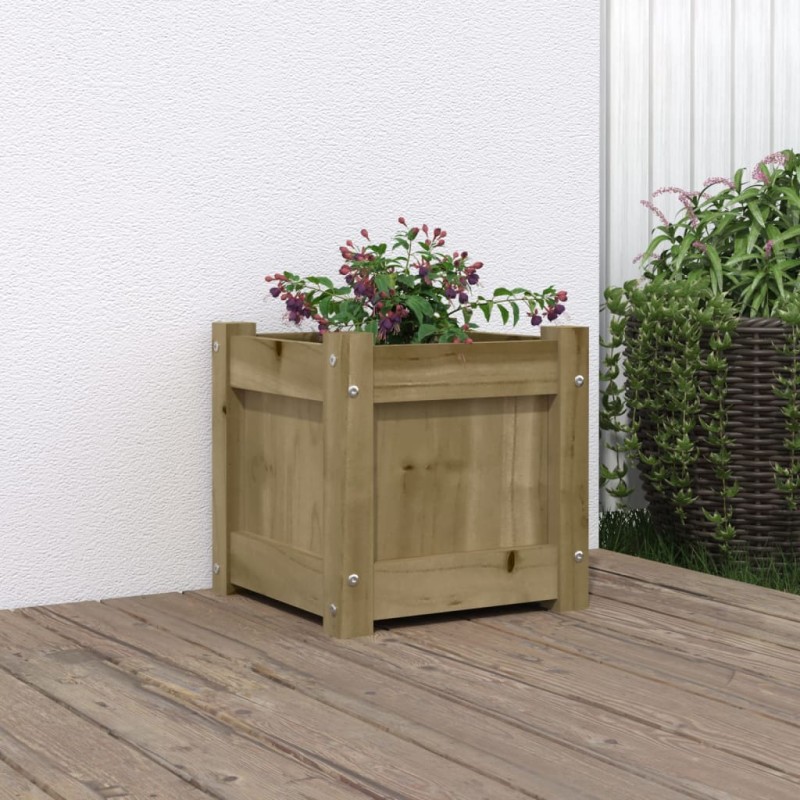 vidaXL Pflanzkübel 31x31x31 cm Kiefernholz Imprägniert vidaXL Pflanzkübel 31x31x31 cm Kiefernholz Imprägniert