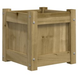 vidaXL Pflanzkübel 31x31x31 cm Kiefernholz Imprägniert