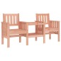vidaXL Gartenbank mit Tisch 2-Sitzer Massivholz Douglasie vidaXL Gartenbank mit Tisch 2-Sitzer Massivholz Douglasie
