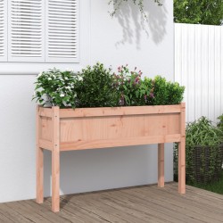 vidaXL Pflanzkübel mit Beinen 110x31x70 cm Massivholz Douglasie