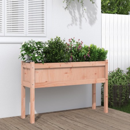 vidaXL Pflanzkübel mit Beinen 110x31x70 cm Massivholz Douglasie