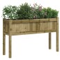 vidaXL Pflanzkübel mit Beinen 110x31x70 cm Kiefernholz Imprägniert vidaXL Pflanzkübel mit Beinen 110x31x70 cm Kiefernholz Imprägniert