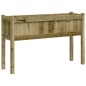 vidaXL Pflanzkübel mit Beinen 110x31x70 cm Kiefernholz Imprägniert vidaXL Pflanzkübel mit Beinen 110x31x70 cm Kiefernholz Imprägniert