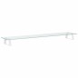 vidaXL Monitorständer Weiß 100x20x8 cm Hartglas und Metall vidaXL Monitorständer Weiß 100x20x8 cm Hartglas und Metall