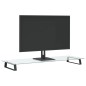 vidaXL Monitorständer Schwarz 100x35x8 cm Hartglas und Metall vidaXL Monitorständer Schwarz 100x35x8 cm Hartglas und Metall