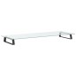 vidaXL Monitorständer Schwarz 100x35x8 cm Hartglas und Metall vidaXL Monitorständer Schwarz 100x35x8 cm Hartglas und Metall