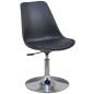 vidaXL Esszimmerstühle 2 Stk. Drehbar Schwarz Kunstleder vidaXL Esszimmerstühle 2 Stk. Drehbar Schwarz Kunstleder