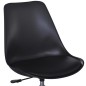 vidaXL Esszimmerstühle 2 Stk. Drehbar Schwarz Kunstleder vidaXL Esszimmerstühle 2 Stk. Drehbar Schwarz Kunstleder
