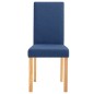 vidaXL Esszimmerstühle 2 Stk. Blau Stoff vidaXL Esszimmerstühle 2 Stk. Blau Stoff