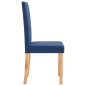 vidaXL Esszimmerstühle 2 Stk. Blau Stoff vidaXL Esszimmerstühle 2 Stk. Blau Stoff