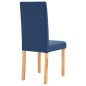 vidaXL Esszimmerstühle 2 Stk. Blau Stoff vidaXL Esszimmerstühle 2 Stk. Blau Stoff