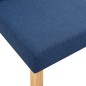 vidaXL Esszimmerstühle 2 Stk. Blau Stoff vidaXL Esszimmerstühle 2 Stk. Blau Stoff