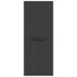 vidaXL Gartenschrank Schwarz 65x37x165 cm PP vidaXL Gartenschrank Schwarz 65x37x165 cm PP
