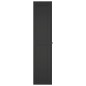 vidaXL Gartenschrank Schwarz 65x37x165 cm PP vidaXL Gartenschrank Schwarz 65x37x165 cm PP