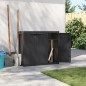vidaXL Gartenschrank Schwarz 97x37x85 cm PP vidaXL Gartenschrank Schwarz 97x37x85 cm PP