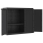 vidaXL Gartenschrank Schwarz 97x37x85 cm PP vidaXL Gartenschrank Schwarz 97x37x85 cm PP