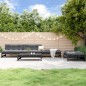 vidaXL 5-tlg. Garten-Lounge-Set Schwarz Massivholz Kiefer vidaXL 5-tlg. Garten-Lounge-Set Schwarz Massivholz Kiefer