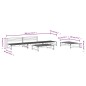 vidaXL 5-tlg. Garten-Lounge-Set Schwarz Massivholz Kiefer vidaXL 5-tlg. Garten-Lounge-Set Schwarz Massivholz Kiefer