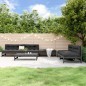 vidaXL 6-tlg. Garten-Lounge-Set Grau Massivholz Kiefer vidaXL 6-tlg. Garten-Lounge-Set Grau Massivholz Kiefer