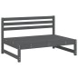 vidaXL 6-tlg. Garten-Lounge-Set Grau Massivholz Kiefer vidaXL 6-tlg. Garten-Lounge-Set Grau Massivholz Kiefer