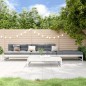 vidaXL 4-tlg. Garten-Lounge-Set Weiß Massivholz Kiefer vidaXL 4-tlg. Garten-Lounge-Set Weiß Massivholz Kiefer
