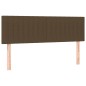 vidaXL Boxspringbett mit Matratze Dunkelbraun 140x200 cm Stoff vidaXL Boxspringbett mit Matratze Dunkelbraun 140x200 cm Stoff