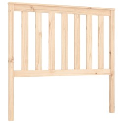 vidaXL Kopfteil 106x6x101 cm Massivholz Kiefer