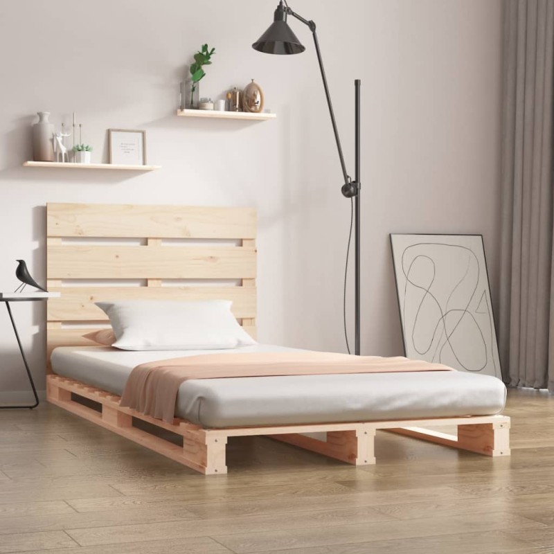 vidaXL Massivholzbett Kiefer 75x190 cm vidaXL Massivholzbett Kiefer 75x190 cm