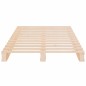 vidaXL Massivholzbett Kiefer 75x190 cm vidaXL Massivholzbett Kiefer 75x190 cm