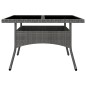vidaXL 9-tlg. Garten-Essgruppe Poly Rattan und Akazienholz Grau vidaXL 9-tlg. Garten-Essgruppe Poly Rattan und Akazienholz Grau