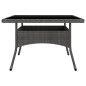 vidaXL 9-tlg. Garten-Essgruppe Poly Rattan und Akazienholz Grau vidaXL 9-tlg. Garten-Essgruppe Poly Rattan und Akazienholz Grau