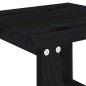 vidaXL Sonnenliegen 2 Stk. mit Tisch Schwarz Massivholz Kiefer vidaXL Sonnenliegen 2 Stk. mit Tisch Schwarz Massivholz Kiefer