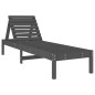 vidaXL Sonnenliegen 2 Stk. mit Tisch Grau Massivholz Kiefer vidaXL Sonnenliegen 2 Stk. mit Tisch Grau Massivholz Kiefer
