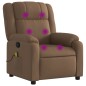 vidaXL Massagesessel Braun Stoff vidaXL Massagesessel Braun Stoff