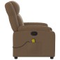 vidaXL Massagesessel Braun Stoff vidaXL Massagesessel Braun Stoff