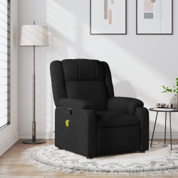 vidaXL Massagesessel Schwarz Stoff