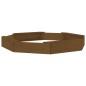 vidaXL Sandkasten mit Sitzen Honigbraun Achteck Massivholz Kiefer vidaXL Sandkasten mit Sitzen Honigbraun Achteck Massivholz Kiefer