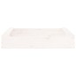 vidaXL Sandkasten mit Sitzen Weiß Quadratisch Massivholz Kiefer vidaXL Sandkasten mit Sitzen Weiß Quadratisch Massivholz Kiefer