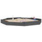 vidaXL Sandkasten mit Sitzen Grau Achteck Massivholz Kiefer vidaXL Sandkasten mit Sitzen Grau Achteck Massivholz Kiefer