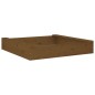 vidaXL Sandkasten mit Sitzen Honigbraun Quadratisch Massivholz Kiefer vidaXL Sandkasten mit Sitzen Honigbraun Quadratisch Massivholz Kiefer