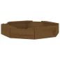 vidaXL Sandkasten mit Sitzen Honigbraun Achteck Massivholz Kiefer vidaXL Sandkasten mit Sitzen Honigbraun Achteck Massivholz Kiefer